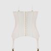 Rosalind Satin & Lace Underwire Lace Cup Corset