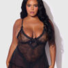 Chiara Lace & Mesh Babydoll