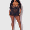 Chiara Lace & Mesh Babydoll