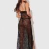 Luella Lace Wrap Maxi Gown