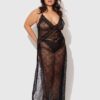 Luella Lace Wrap Maxi Gown