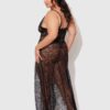 Luella Lace Wrap Maxi Gown