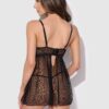 Elizabeth Lace & Rhinestone Push Up Babydoll & G-String 15 Elizabeth Lace & Rhinestone Push Up Babydoll & G-String