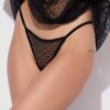 Elizabeth Lace & Rhinestone Push Up Babydoll & G-String 17 Elizabeth Lace & Rhinestone Push Up Babydoll & G-String