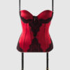 Lexi Liquid Satin Adjustable Push Up Corset
