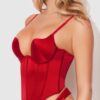 Petra Swirl Plunge Push Up Bustier