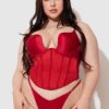 Petra Swirl Plunge Push Up Bustier
