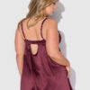 Petra Satin & Mesh Unlined Corset Cup Babydoll
