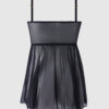 Harlow Embroidered Mesh & Elastic Longline Babydoll