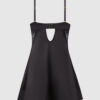 Rising Star Plunge Push Up Babydoll in Liquid Satin & Lace