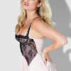 Rosalind Lace Bodice & Satin Skirt Babydoll
