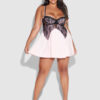 Rosalind Lace Bodice & Satin Skirt Babydoll