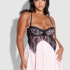 Rosalind Lace Bodice & Satin Skirt Babydoll