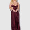 Petra Satin Monowire Cutout Gown