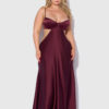 Petra Satin Monowire Cutout Gown