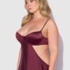 Petra Satin Monowire Cutout Gown