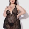 Pia Lace Unlined Soft Cup Babydoll