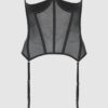 Petra Satin Open Cup Satin Corset