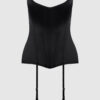 Iconic Satin Scoop Neck Corset