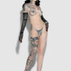 Ziggy Fringe Rhinestone Thong