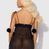 Scarlett Drop Off Open Front Marabou Babydoll & G-String 12 Scarlett Drop Off Open Front Marabou Babydoll & G-String