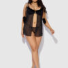 Scarlett Drop Off Open Front Marabou Babydoll & G-String 18 Scarlett Drop Off Open Front Marabou Babydoll & G-String