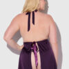 Rosalind Lace & Satin Halter Neck Drop Off Babydoll