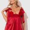 Petra Satin Open Cup Babydoll 11 Petra Satin Open Cup Babydoll