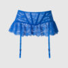 Adelaide Satin & Lace Garter Belt