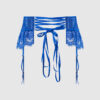 Adelaide Satin & Lace Garter Belt