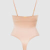 Rising Star Plunge Push Up Bodysuit in Liquid Satin