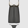 Maeve Chain & Lace Open Cup Mesh Babydoll 21 Maeve Chain & Lace Open Cup Mesh Babydoll
