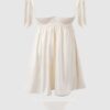 Petra Satin Open Cup Babydoll