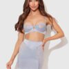 Serenity Lace & Satin Underwire Unlined Bra