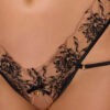 Delfina Embroidered Crotchless & Backless Hipster