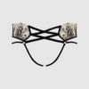 Delfina Embroidered Crotchless & Backless Hipster