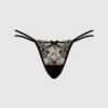 Delfina Embroidered Backless Cheeky