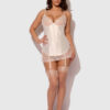 Melrose Embroidered Lace & Satin Chemise 20 Melrose Embroidered Lace & Satin Chemise