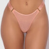 Pia Elastic Side Mesh Thong