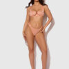 Pia Elastic Side Mesh Thong