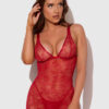 Chiara Lace & Strappy Open Back Chemise