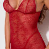 Chiara Lace & Strappy Open Back Chemise