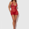 Chiara Lace & Strappy Open Back Chemise