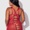 Chiara Lace & Strappy Open Back Chemise