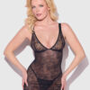Chiara Lace & Strappy Open Back Chemise