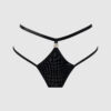 Medusa Snake Velvet Burnout Crotchless & Backless Hipster
