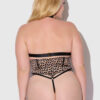 Raven Strappy Crotchless & Backless Teddy