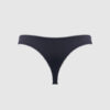 Harlow Embroidered Mesh & Satin Thong