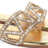 Lucy Rhinestone Flat Sandal