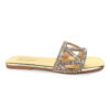 Lucy Rhinestone Flat Sandal
